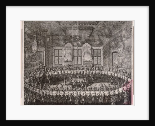The Wedding Feast of Peter I and Catherine in the Winter Palace in St. Petersburg on February 19, 1712, 1712 by Alexei Fyodorovich Zubov