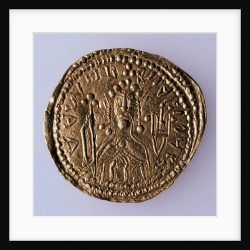 Coin (Zlatnik) of Grand Duke Vladimir Svyatoslavich (Averse: Portrait of the ruler), 980-1015 by Russian coins Numismatic