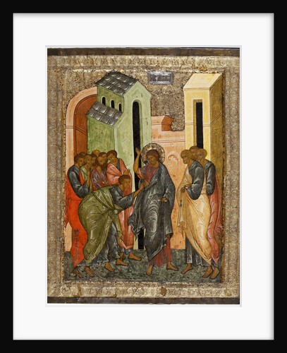 The Incredulity of Saint Thomas, 1497 by Russian icon