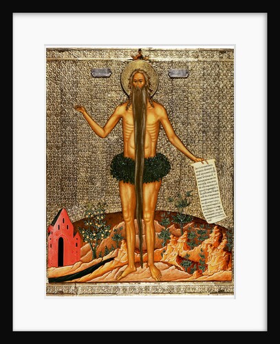 Saint Onuphrius, 1670s by Russian icon