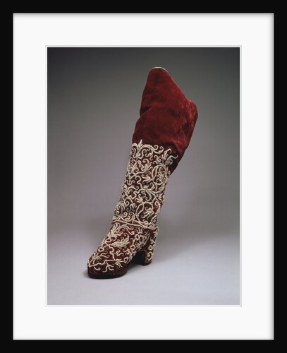 Lady boot, Second Half of the 17th cen by Russian master