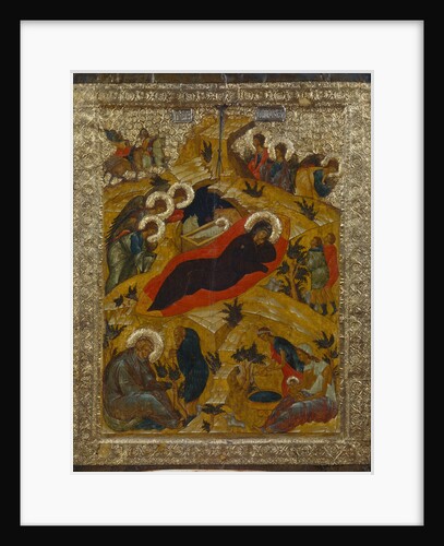 The Nativity, 1497 by Russian icon