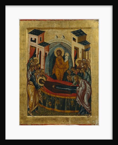 The Dormition of the Virgin, 1497 by Russian icon