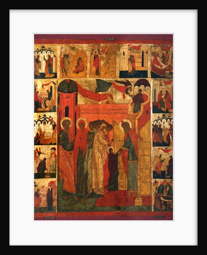 The Presentation of the Virgin Mary, 16th century by Russian icon