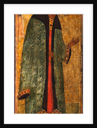 Saint Prince Boris, 15th century by Russian icon