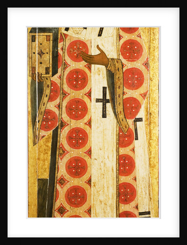 Saint Peter, Metropolitan of Moscow, Mid of 16th cen by Russian icon