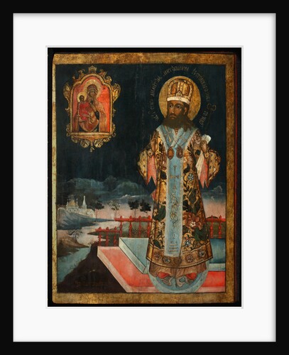 Saint Dimitry, Metropolitan of Rostov, 1771 by Russian icon