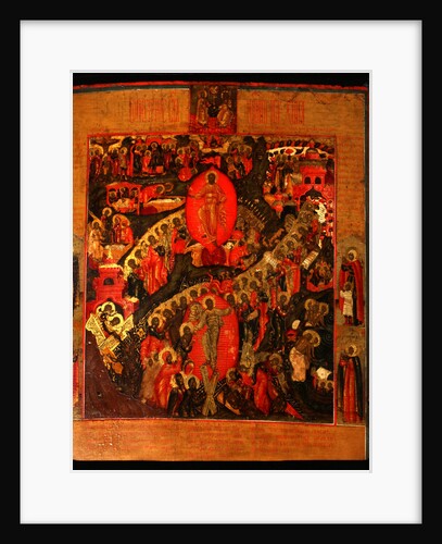 The Descent into Hell, with Selected Saints, End of 17th cen by Russian icon