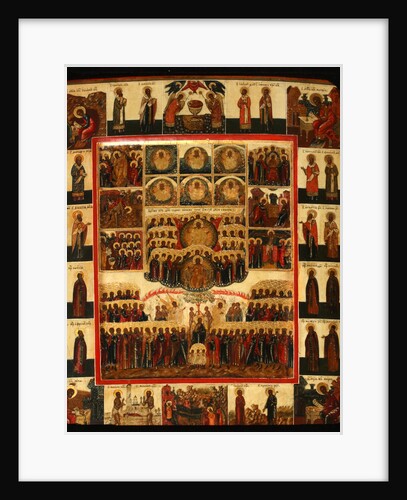 The Hexameron, Early 19th cen by Russian icon