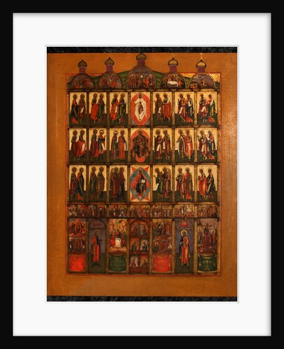 The Iconostasis, Early 19th cen by Russian icon