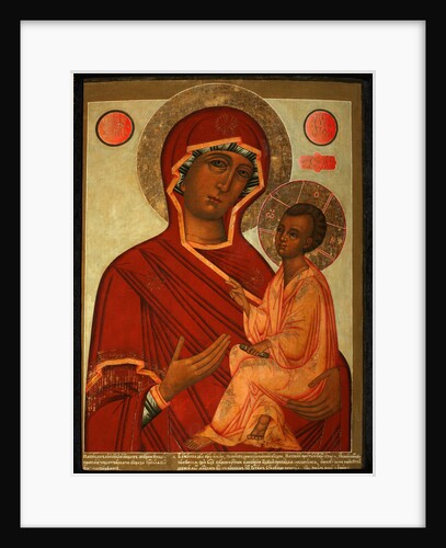 The Theotokos of Tikhvin, 1711 by Russian icon