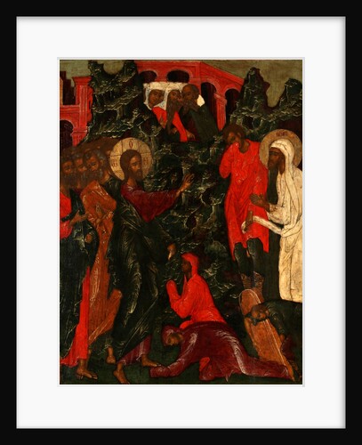 The Raising of Lazarus, 1660s by Russian icon