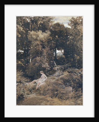 A Nymph at the Fountain (Pan, Chasing a Nymph), 1855 by Arnold Böcklin