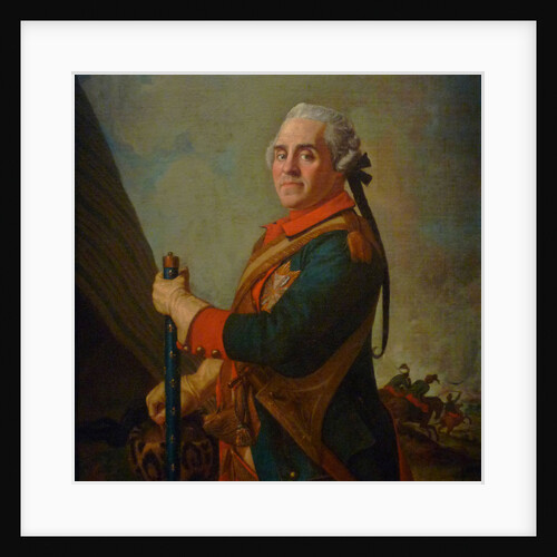 Portrait of Maurice de Saxe (1696?1750), Marshal of France, 18th century by Jean-Étienne Liotard