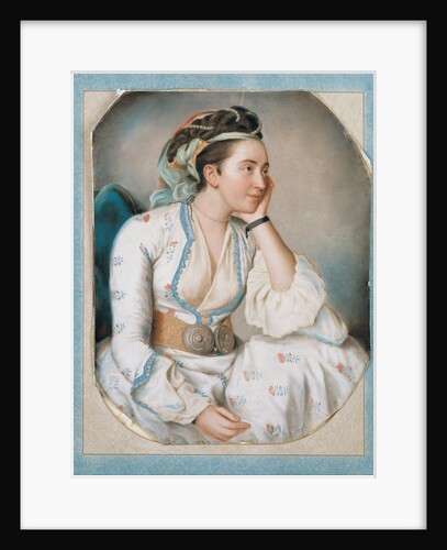 Woman in Turkish Dress, Mid of the 18th cen by Jean-Étienne Liotard
