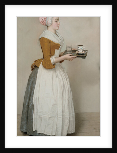 The Chocolate Girl (La Belle Chocolatière de Vienne), c. 1745 by Jean-Étienne Liotard