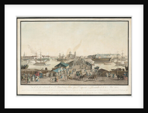 St. Petersburgs first anniversary celebration (the citys centenary) on May 1803, 1804 by Mathias Gabriel Lory
