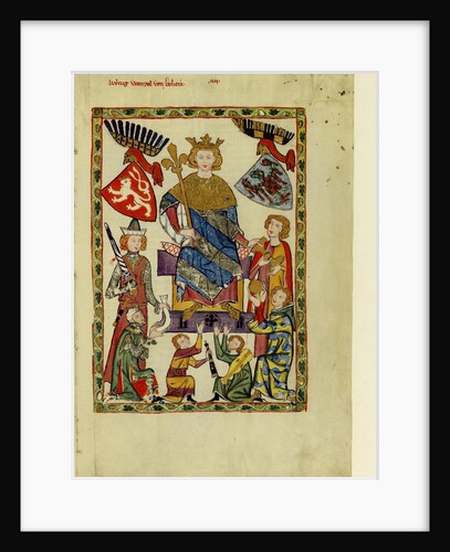 King Wenceslaus II of Bohemia by Anonymous