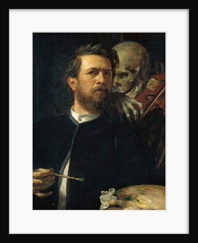 Self-portrait with Death Playing the Fiddle, 1872 by Arnold Böcklin