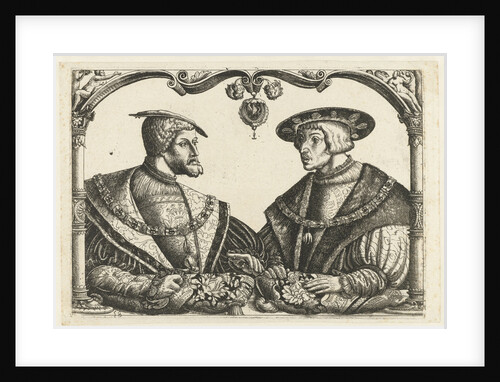 Charles V and Ferdinand I by Christoffel Bockstorffer