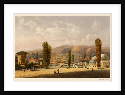 The Bakhchisaray Khans Palace, 1856 by Carlo Bossoli