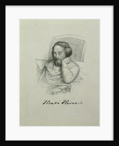 Portrait of the poet Heinrich Heine, 1851 by Charles Gleyre