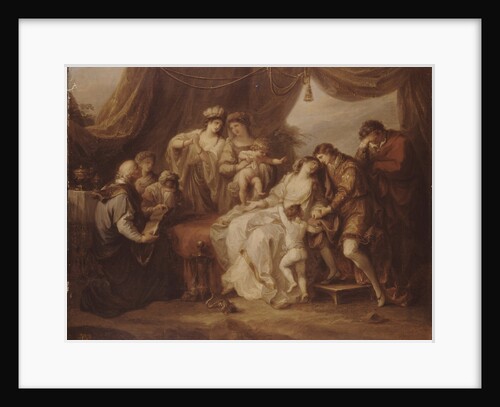 Poisoned Eleanor, 1782 by Angelika Kauffmann