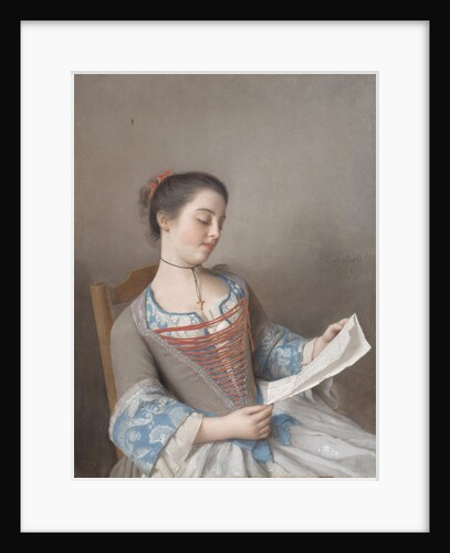 A girl reading (La liseuse), 1746 by Jean-Étienne Liotard