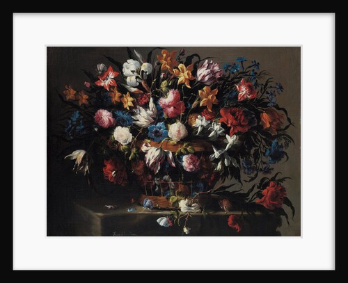 Small Basket of Flowers, 1671 by Juan de Arellano
