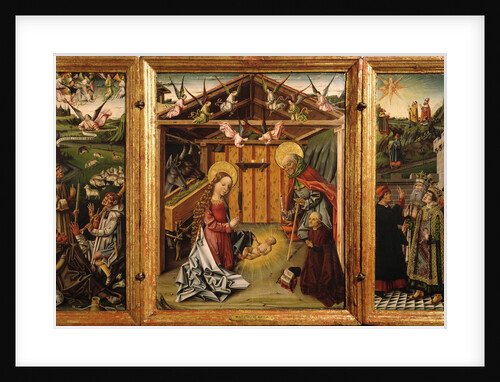 The Nativity (Triptych), 1467-1500 by García del Barco