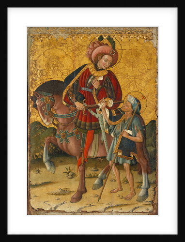 Saint Martin Sharing his Cloak, c. 1440 by Blasco de Grañén