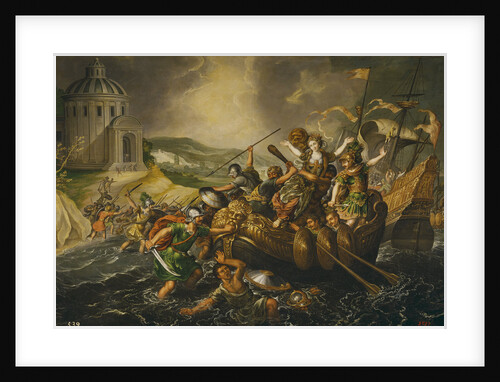 The Rape of Helen, Mid of 17th cen by Juan de la Corte