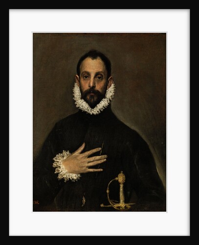 Nobleman with his Hand on his Chest, c. 1580 by Dominico El Greco