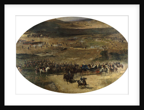 Queen Maria Christina Reviewing the Troops, 1866-1867 by Marià Fortuny