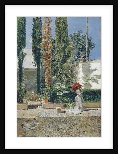 Garden of the Fortunys house, 1872 by Marià Fortuny
