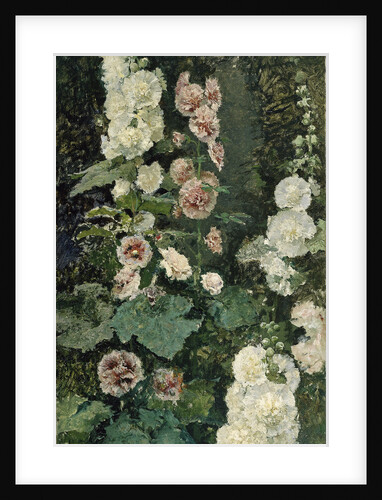 Hollyhocks, 1872 by Marià Fortuny