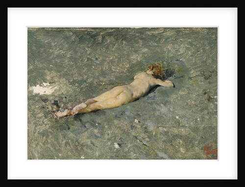 Nude on the Beach at Portici, 1874 by Marià Fortuny