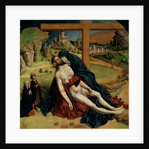 Pietà, 1465-1470 by Fernando Gallego