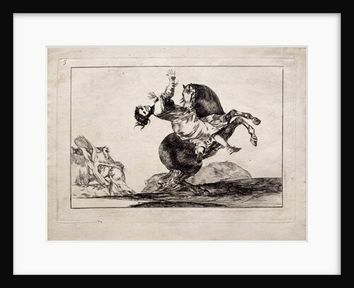The Horse-Abductor by Francisco de Goya
