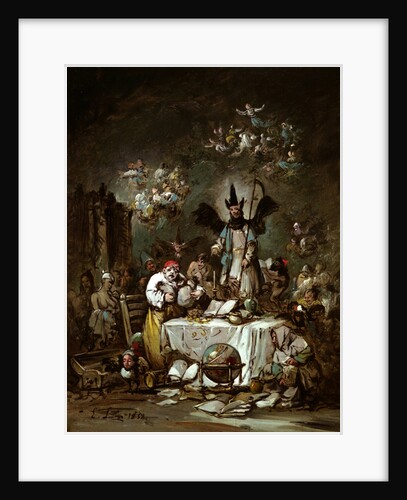 Allegorical caprice. The Avarice, 1852 by Eugenio Lucas Velázquez