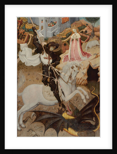Saint George Killing the Dragon, 1434-1435 by Bernat Martorell the Elder