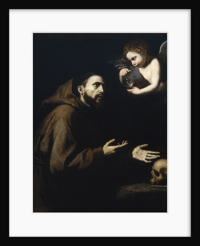 Francis of Assisi and the angel with the water bottle, 1636-1637 by José de Ribera