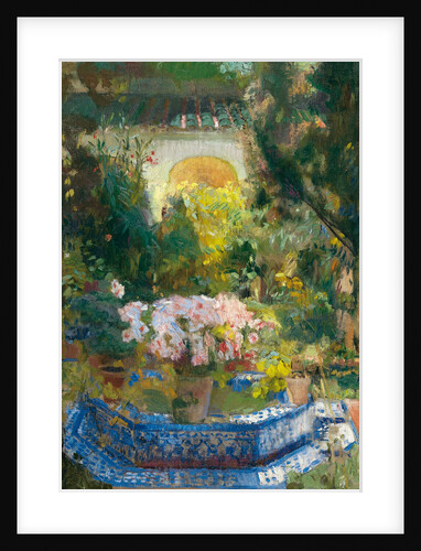The Courtyard of the Sorolla House, 1917 by Joaquín Sorolla y Bastida