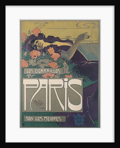 Los Cigarillos Paris, 1901 by Aleardo Villa
