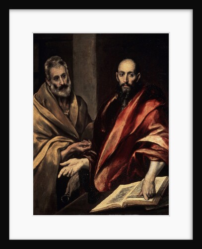 The Apostles St. Peter and St. Paul, 1587-1592 by Dominico El Greco