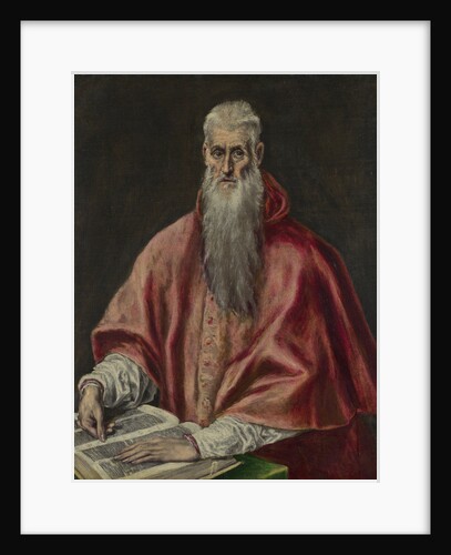 Saint Jerome as Cardinal, 1590?1600 by Dominico El Greco