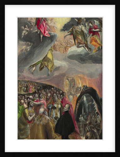The Adoration of the Name of Jesus, 1570s by Dominico El Greco