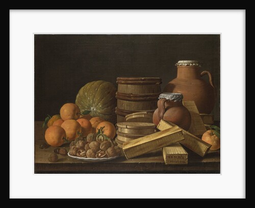 Still Life with Oranges and Walnuts, 1772 by Luis Meléndez