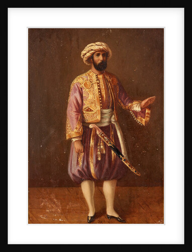 Portrait of the King Charles XV of Sweden in Turkish Dress, Mid of the 19th cen by Anonymous