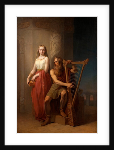 Idun and Bragi, 1846 by Nils Jakob Blommér